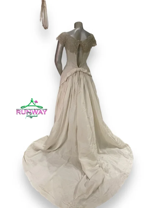 Beige Wedding Dress - Image 2